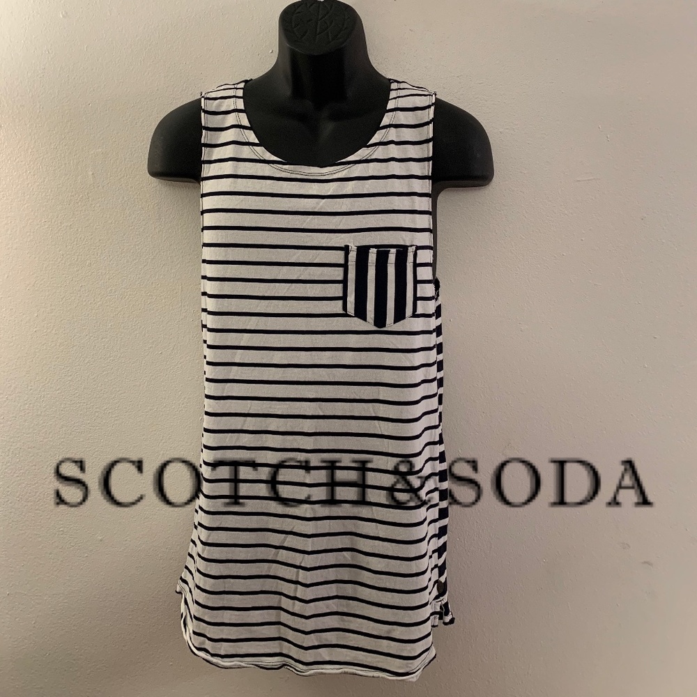 Scotch & Soda Tank Top Medium 100% Cotton